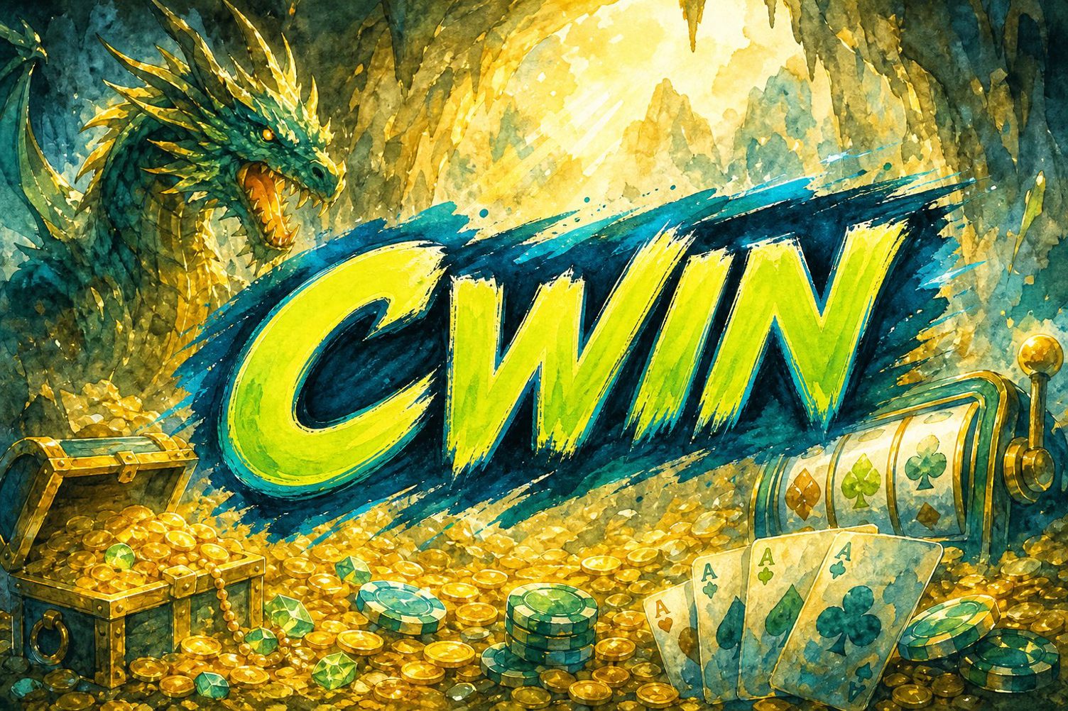 Ảnh bìa bài viết về CWIN và các trò chơi Big Bass Bonanza, Fortune Tiger, Super Ace, Sweet Bonanza