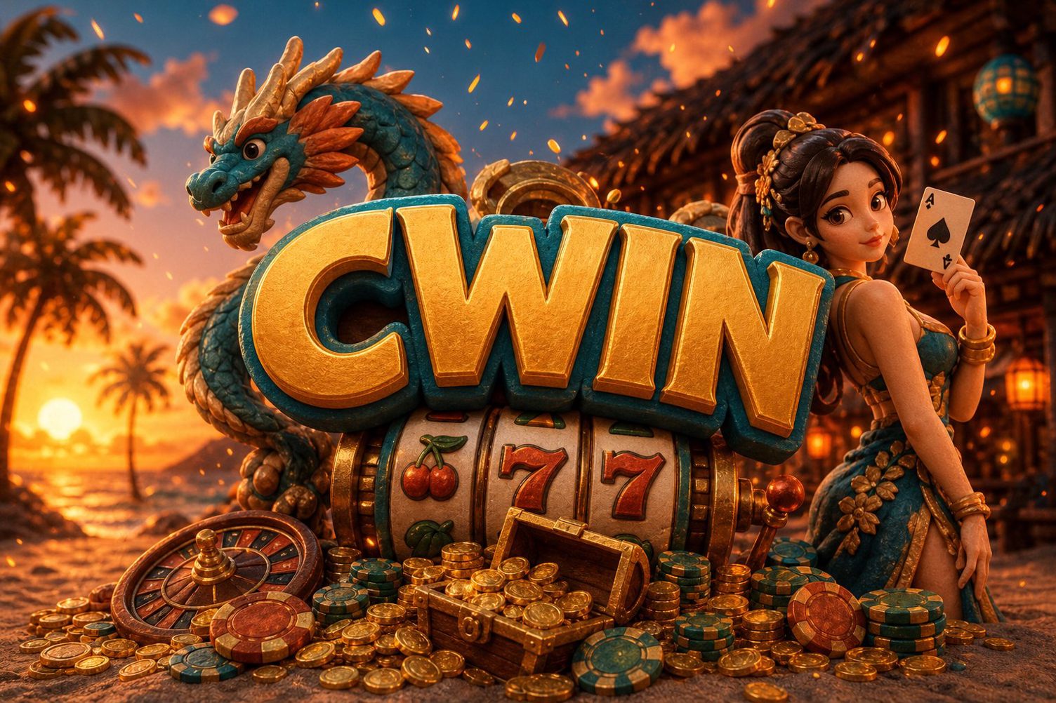Giao diện đặt cược và quay số trong Fortune Tiger trên CWIN