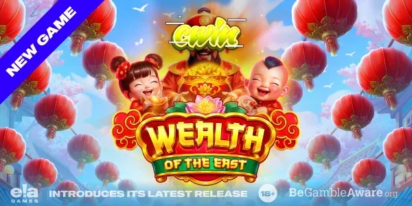 Giao diện trò chơi Wealth of the East với chủ đề lễ hội phương Đông